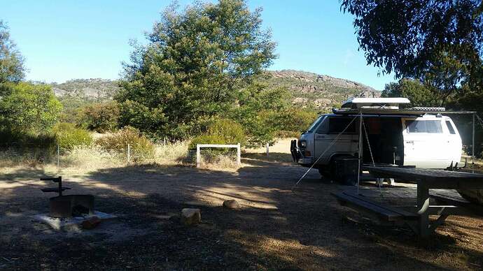 Mt Stapylton campground Nov 2023